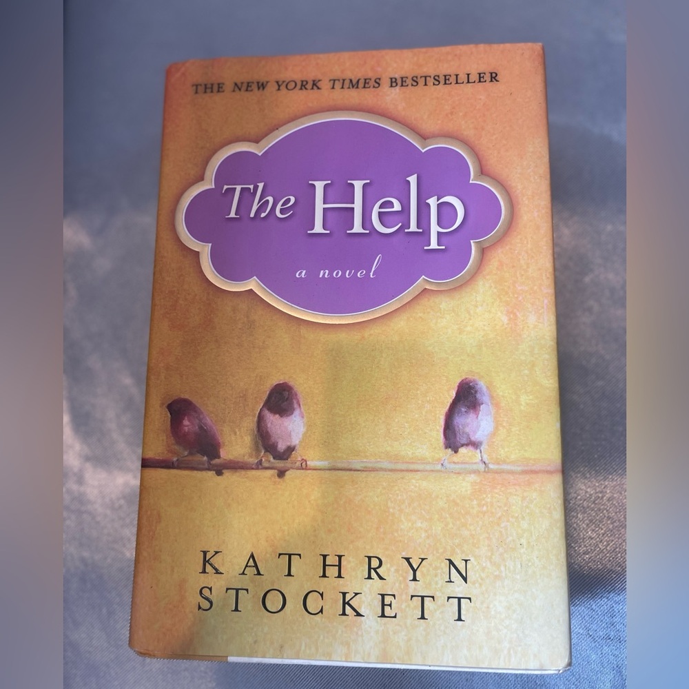 The Help by Kathryn Stockett - Orange and Purple Coffee Table Book